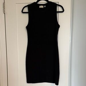 Wilfred Black Sleeveless Mini Dress